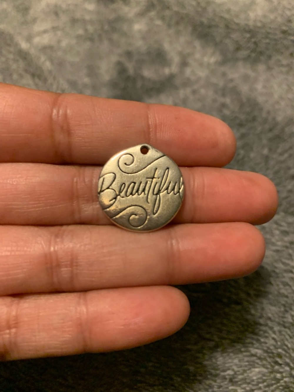 James Avery  'Beautiful' Charm ~RETIRED~